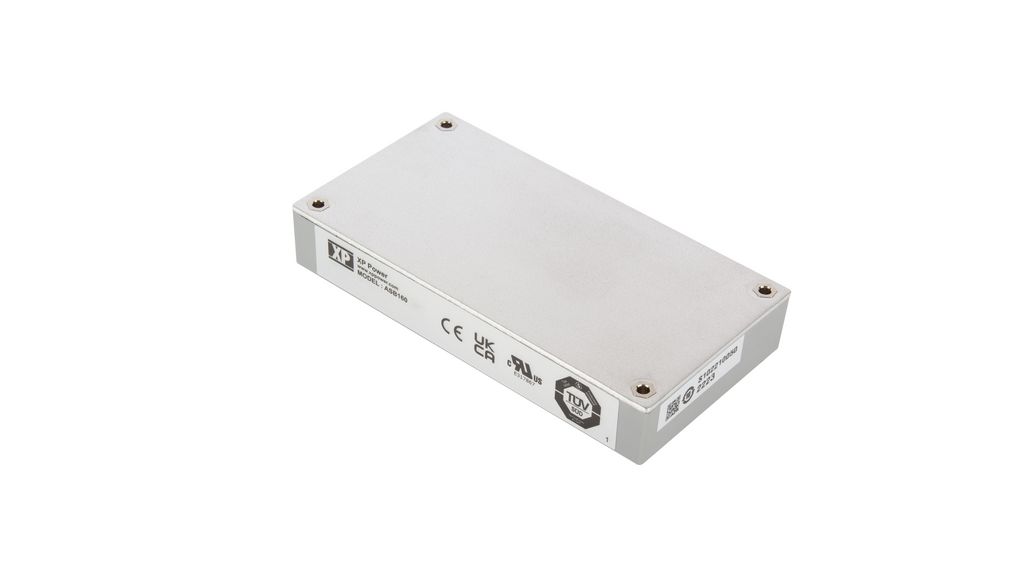XP Power AC-DC Converter, ASB160PS48, 48V, 3.33A, 160W, 1 Output, 90 → 264V Input Voltage