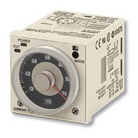 Omron H3CR Series DIN Rail Mount Timer Relay, 12 → 48 V dc, 24 → 48V ac, 0.05 s → 300h