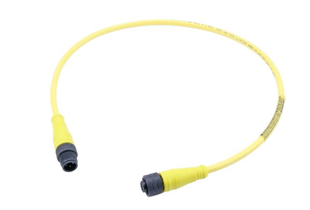 Molex Female 4 way M12 Micro Change to Male 4 way M12 Micro Change Circular Connector, 3 m