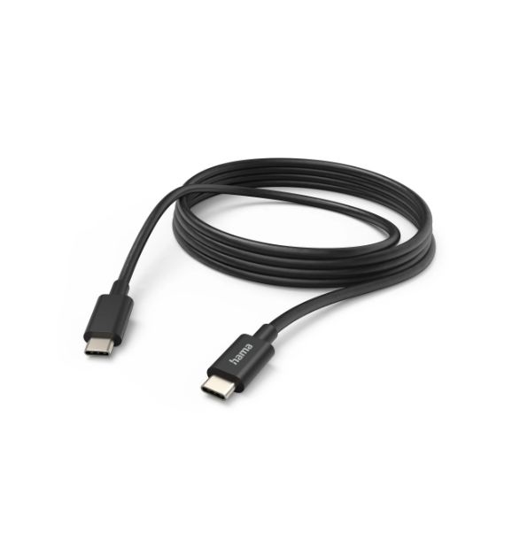 Hama USB 2.0, Male USB C to Male USB C, 480Mbps, 3m