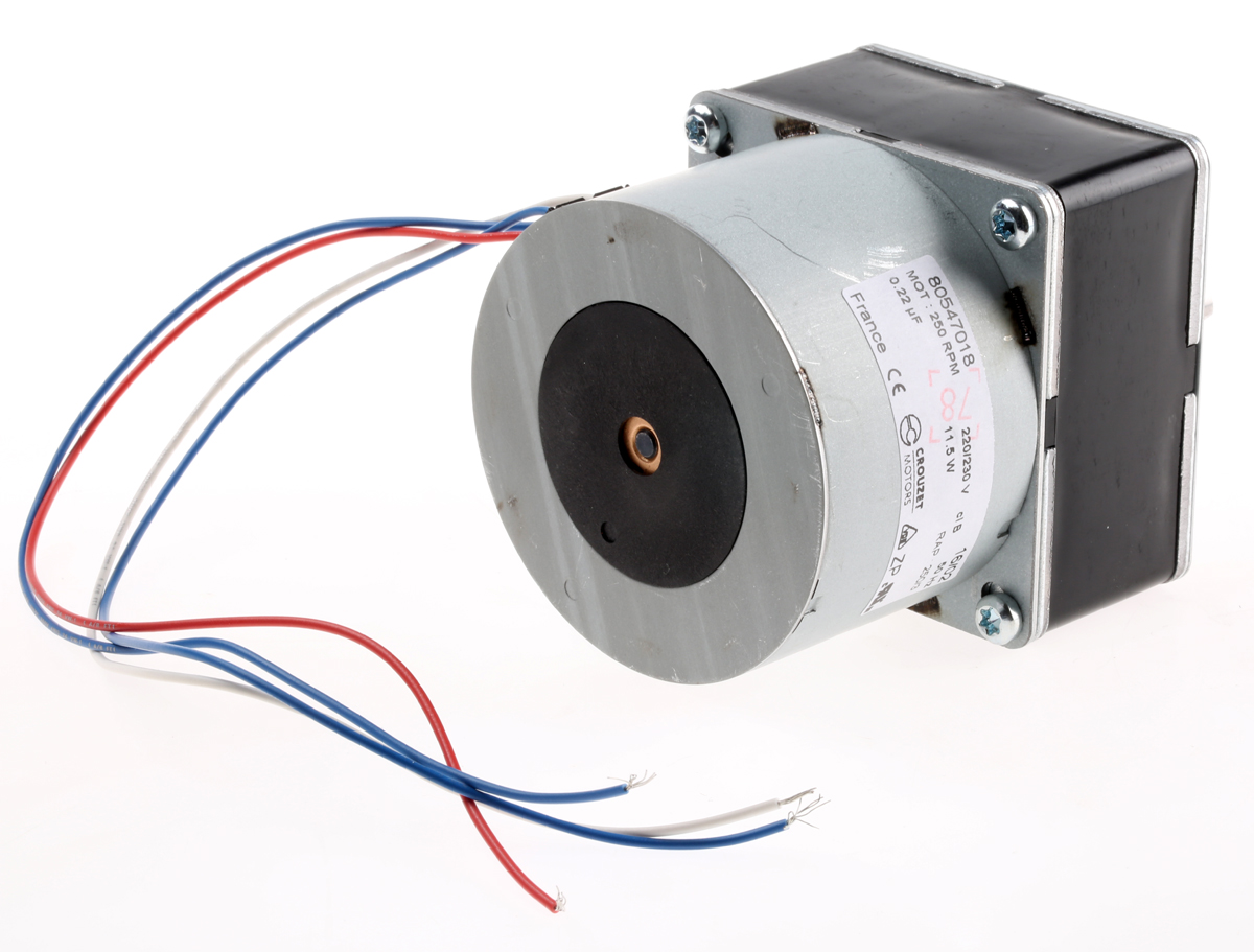 Crouzet Reversible Synchronous Geared AC Geared Motor, 7.2 W, 230 → 240 V