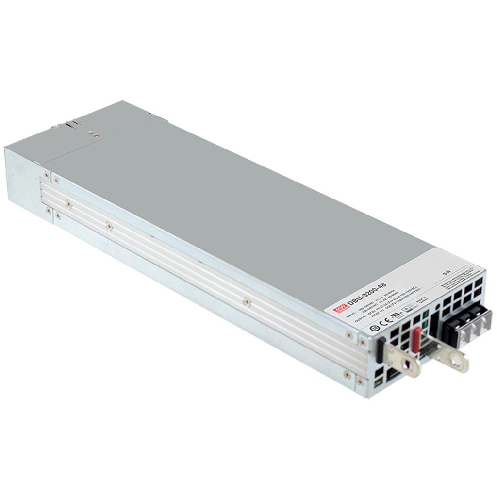 MEAN WELL DBU-3200-48 Battery Charger For Lead Acid, Lithium-Ion, Batteries Included