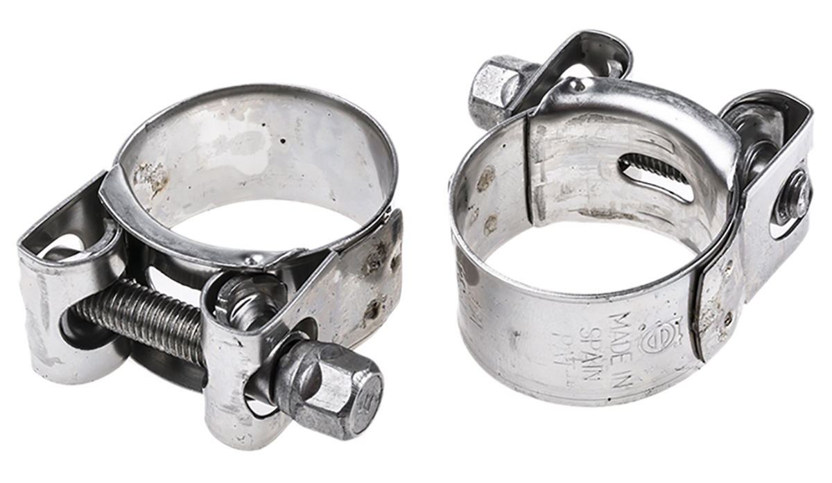 MIKALOR Stainless Steel Hex Screw Bolt Drive, 20mm Band Width, 31 → 34mm ID