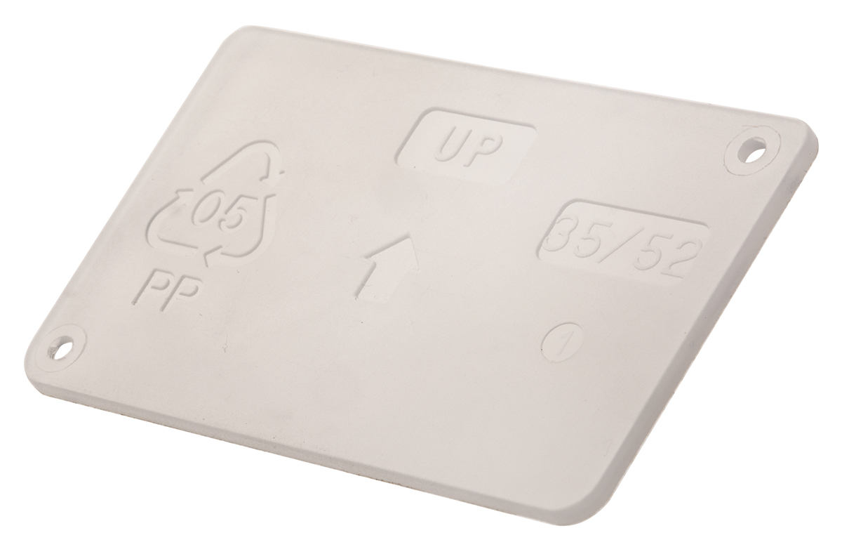 Raaco Drawer Dividers, 32mm x 52mm x 2mm, Clear