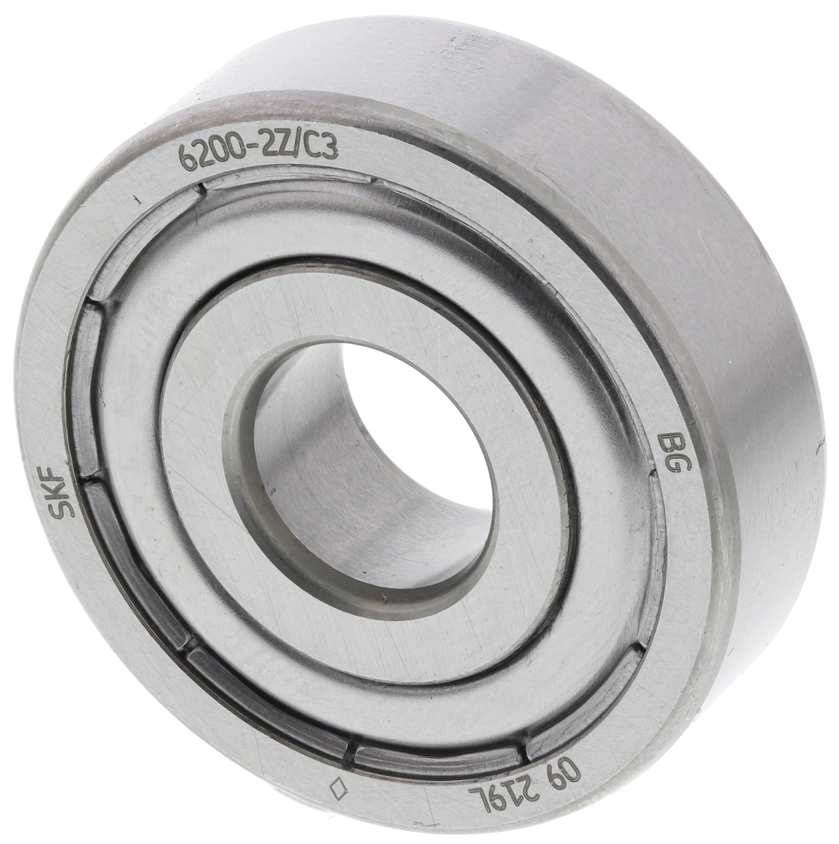 SKF 6200-2Z/C3 1 Row Ball Bearing - 10 mm ID, 30 mm OD