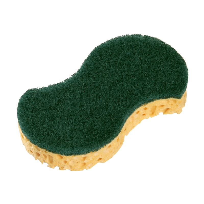 Spontex Blonde, Green Scourer 148mm x 80mm x 28mm, for Cleaning Use