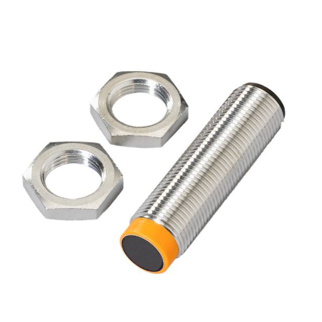ifm electronic Inductive Threaded Barrel Proximity Sensor, M12, 4 mm Detection, PNP NO, 10 → 36 V dc
