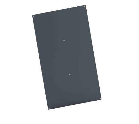 HellermannTyton PBM Series Metal Mounting Plate, 262 x 198 x 2mm