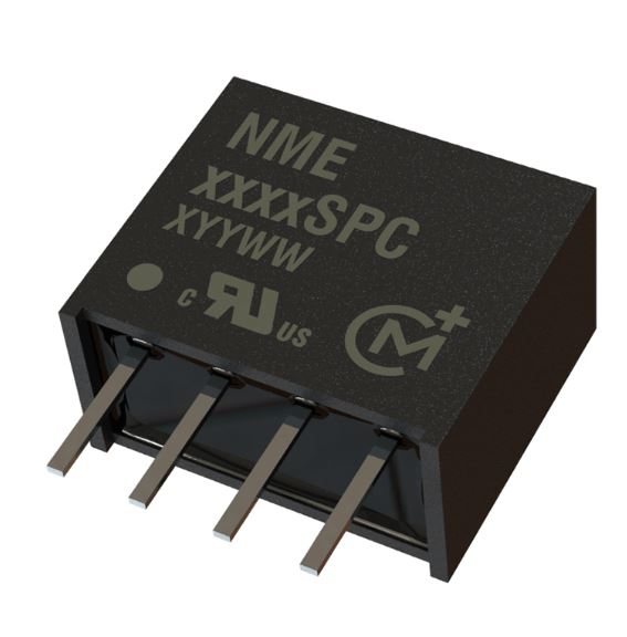Murata Power Solutions NME Isolated DC-DC Converter, 5V dc/ 200mA Output, 4.5 - 5.5 V dc Input, 1W, Through Hole, +85°C