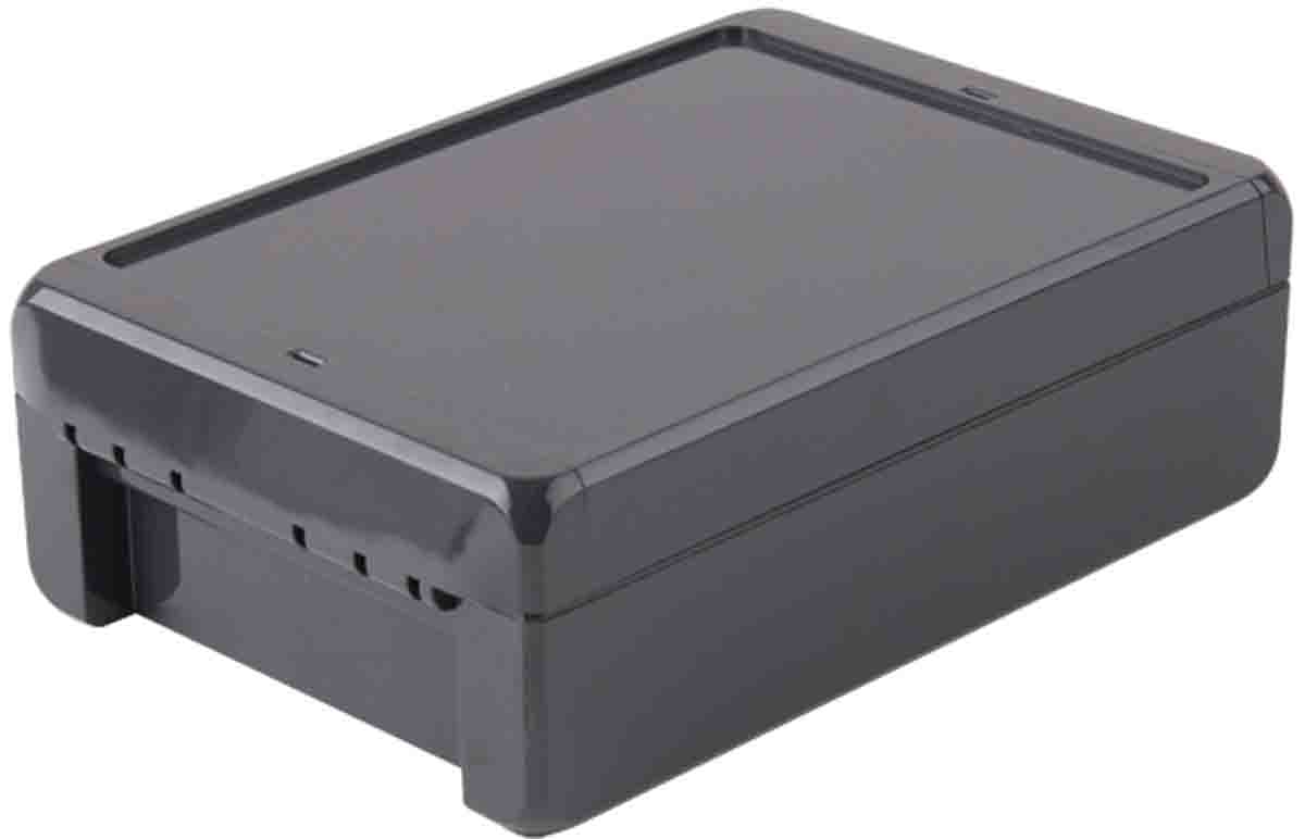 Bopla Bocube Series Graphite Grey Polycarbonate V0 Enclosure, IP66, IP68, IK07, Graphite Grey Lid, 191 x 125 x 60mm