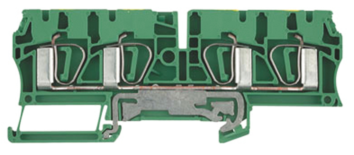 Weidmuller 7904280000 Z Series Green, Yellow, Single-Level, Clamp Termination