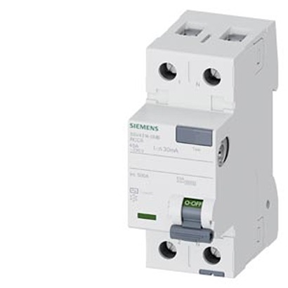 Siemens 5SV43 RCCB, 40A, 2 Pole, 30mA, Type AC, 230V