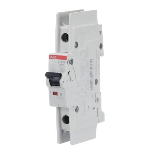 ABB SU200 M MCB, 1P, 15A Curve C, 277V AC, 48V DC, 15 kA Breaking Capacity