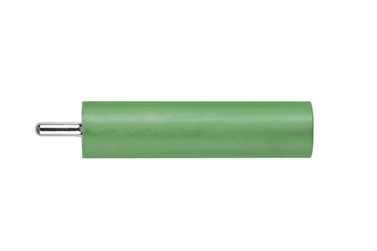 Schutzinger Green Female Banana Socket, 4 mm Connector, PC Pin Termination, 20A, 1000V, Nickel Plating