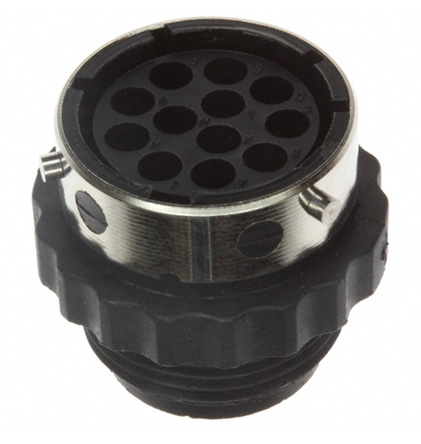 Souriau Sunbank by Eaton Circular Connector, 12 Contacts, Cable, Standard Connector, Plug, Female, IP65, UTG Series