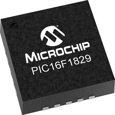 Microchip PIC16F1829-I/GZ 8 Bit MCU, PIC16 Microcontroller, 14kB FLASH, 10-Pin UQFN
