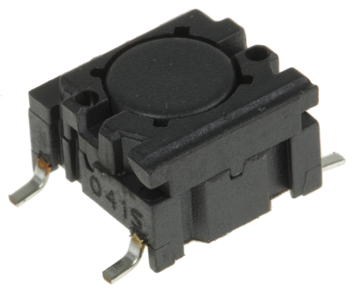 MEC IP67 Plunger Tactile Switch, SPST 50 mA @ 24 V dc PCB