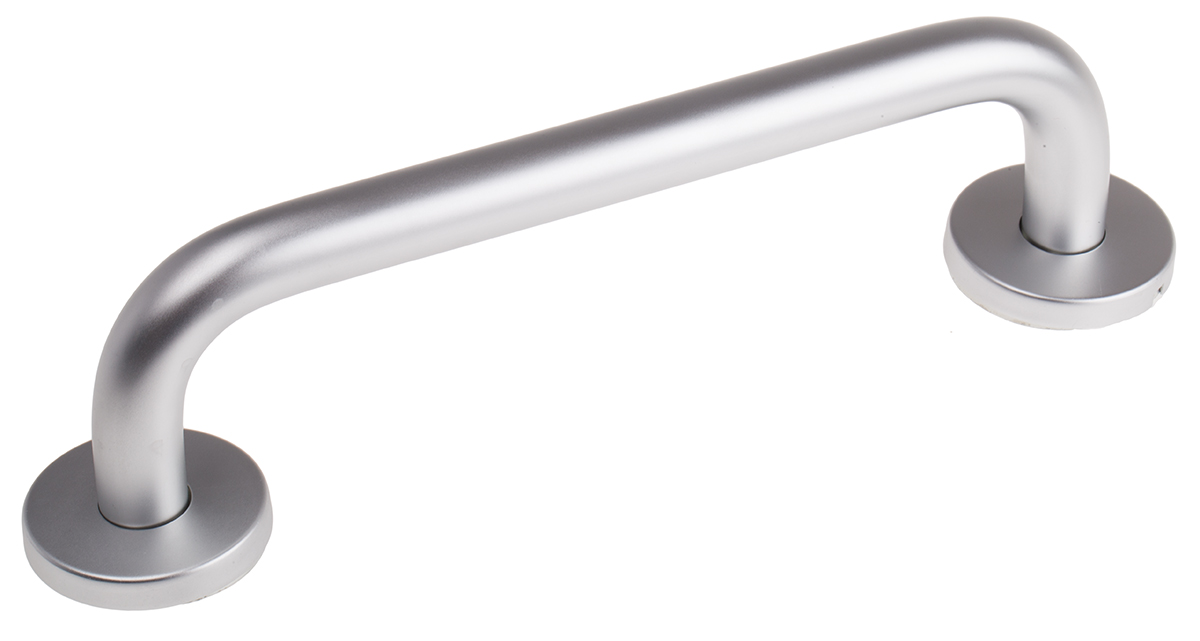 RS PRO Silver Aluminium Handle, 240mm Length