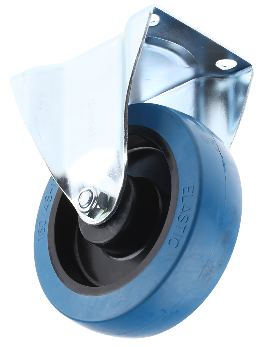 Guitel Hervieu Fixed Castor Wheel, 400kg Capacity, 160mm Wheel