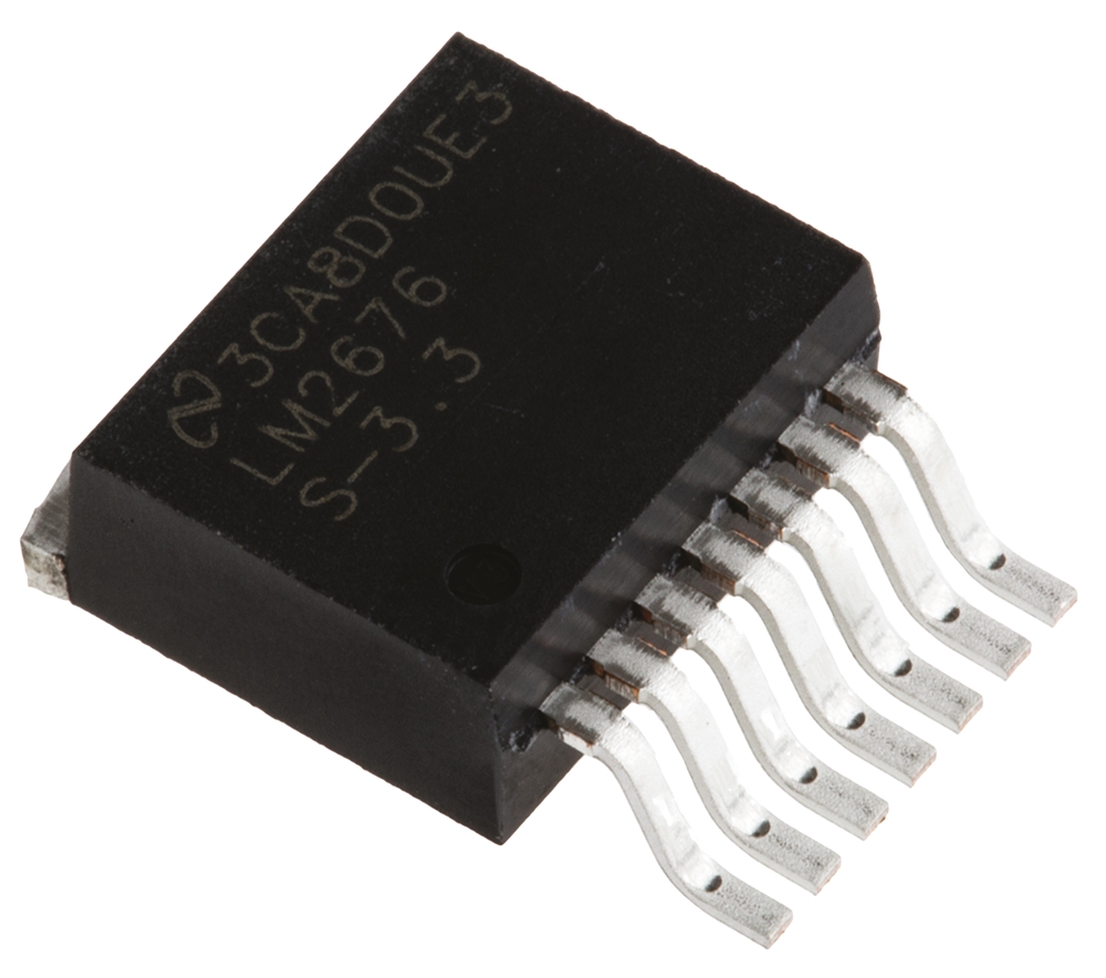 Texas Instruments, LM2676S-3.3/NOPB Step-Down Switching Regulator, 1-Channel 3A 7-Pin, D2PAK
