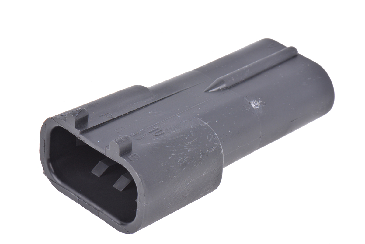 Delphi, Metri-Pack 630 Automotive Connector Plug Black Cable Mount 2 Way, Crimp Termination 12034269