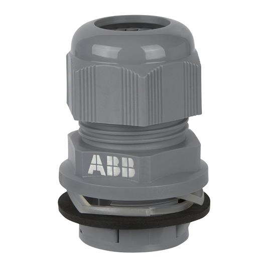 ABB NPG Series Black Nylon Cable Gland, M32 Thread, 15mm min., 21mm max.