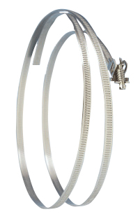 Jubilee Stainless Steel Slotted Screw Quick Release Strap, 7mm Band Width, 50 → 380mm ID