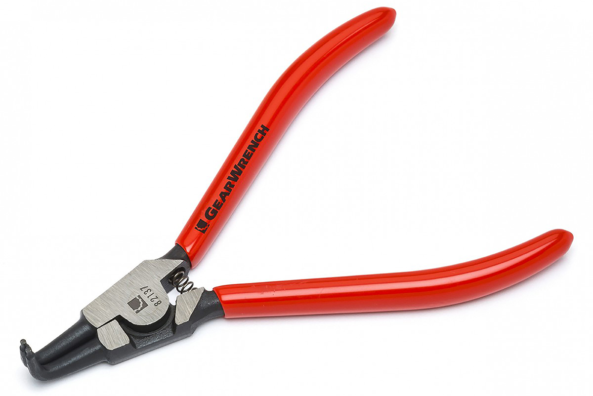 GearWrench Circlip Pliers, 5 in Overall, Bent Tip