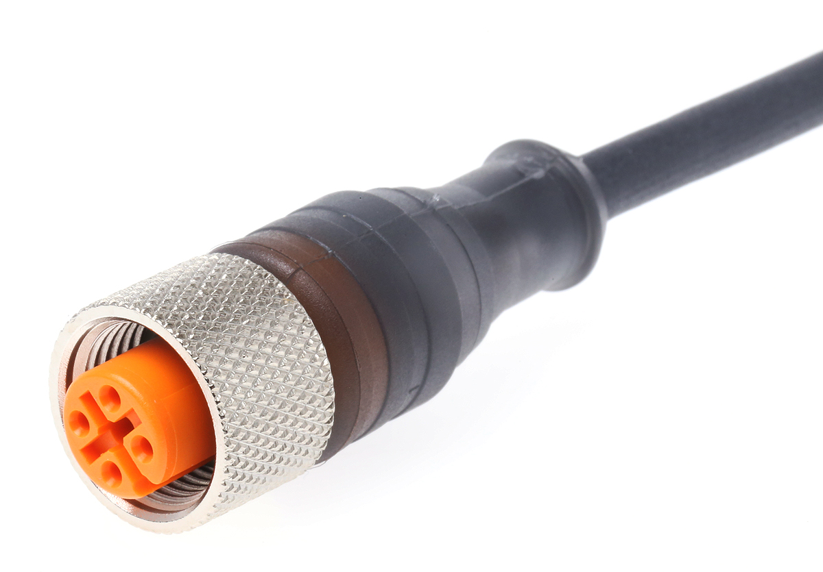 Lumberg Automation Female 4 way M12 to Unterminated Free End Sensor Actuator Cable, 2 m