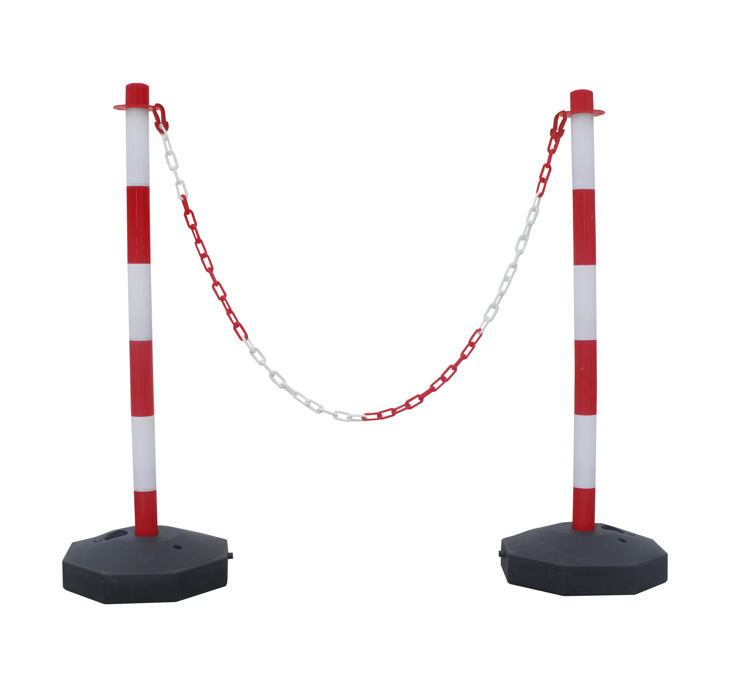 RS PRO Red/White ABS Chain Barrier