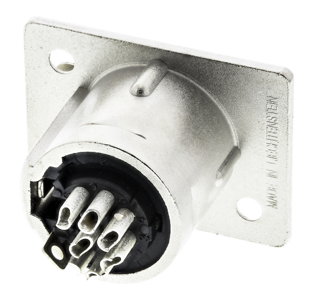 Neutrik Panel Mount XLR Connector, Female, 50 V, 7 Way, Silver over Nickel Plating