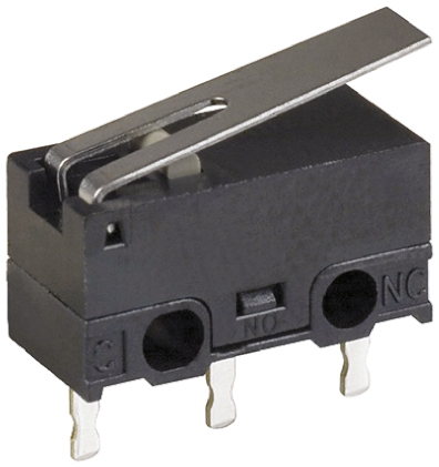 Omron Hinge Lever Micro Switch, Solder Terminal, 1 A @ 125 V ac, SPDT, IP40
