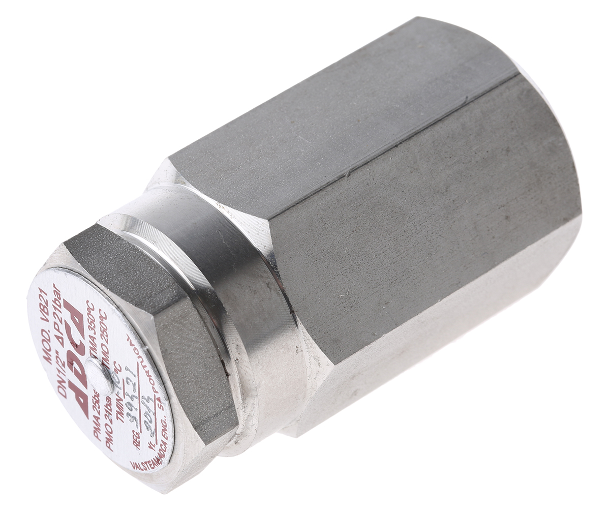 Valsteam ADCA Stainless Steel Air Vent 1/2 in, 1/8 in