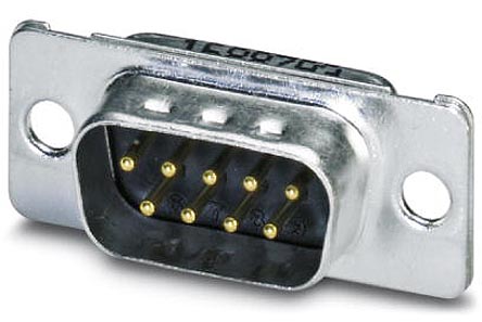 Phoenix Contact VS-09-ST-DSUB-EG 9 Way Panel Mount D-sub Connector Plug