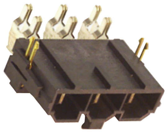 Molex Mini-Fit Sr Series Right Angle Through Hole PCB Header, 5 Contact(s), 10 mm Pitch, 1 Row, Shrouded