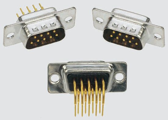 RS PRO 25 Way Right Angle Through Hole D-sub Connector Plug, 2.77mm Pitch