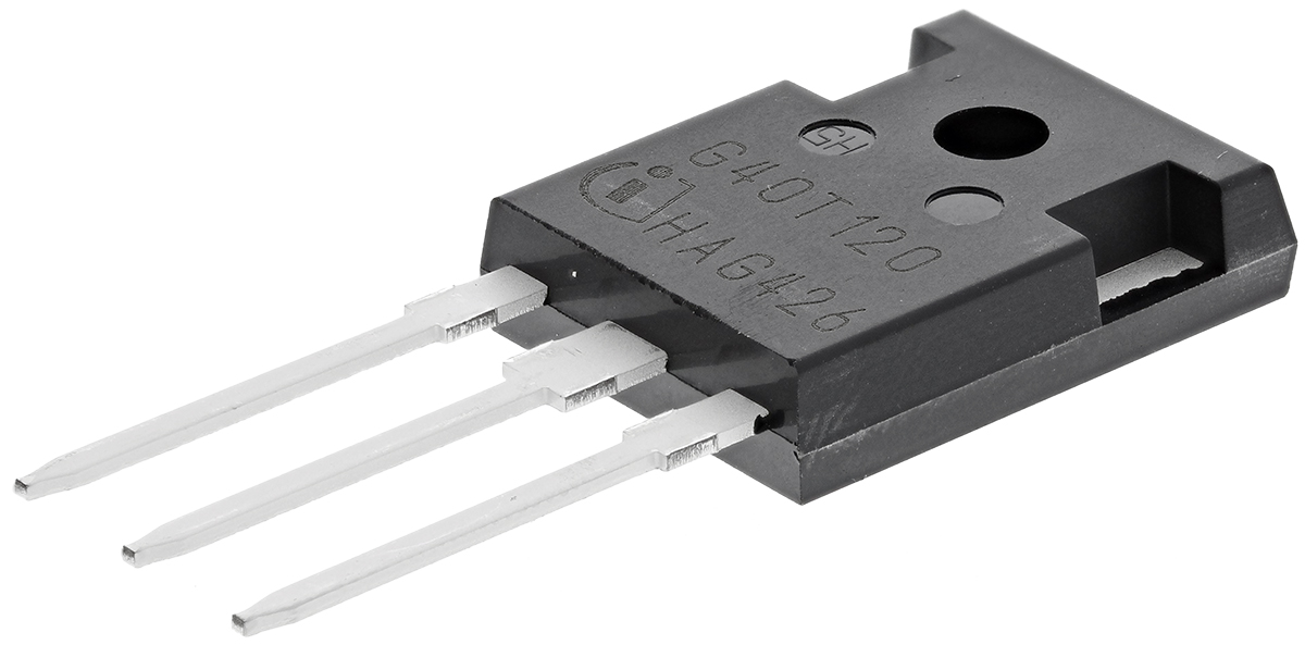 Infineon IGW40T120FKSA1 IGBT, 75 A 1200 V, 3-Pin TO-247, Through Hole