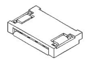 Molex, Easy-On, 51281 0.5mm Pitch 8 Way Right Angle Female FPC Connector, Non-ZIF