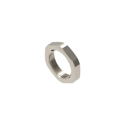 Lumberg Automation Silver Locking Nut for use with SPE Receptacles