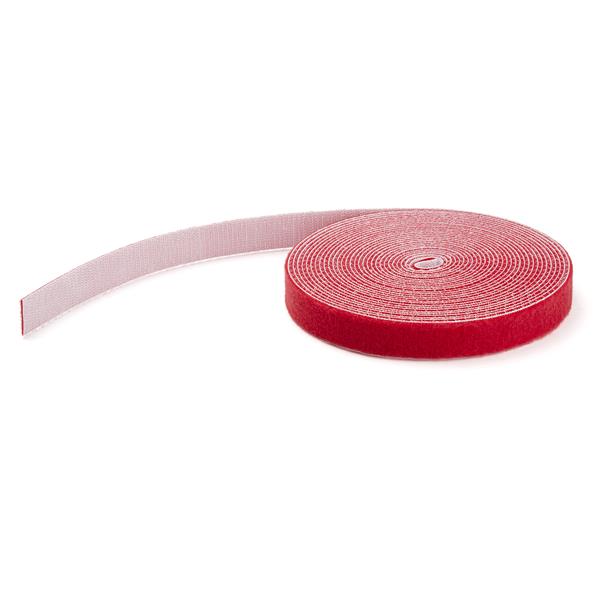 StarTech.com Red Hook & Loop Tape, 7.6m x 19mm