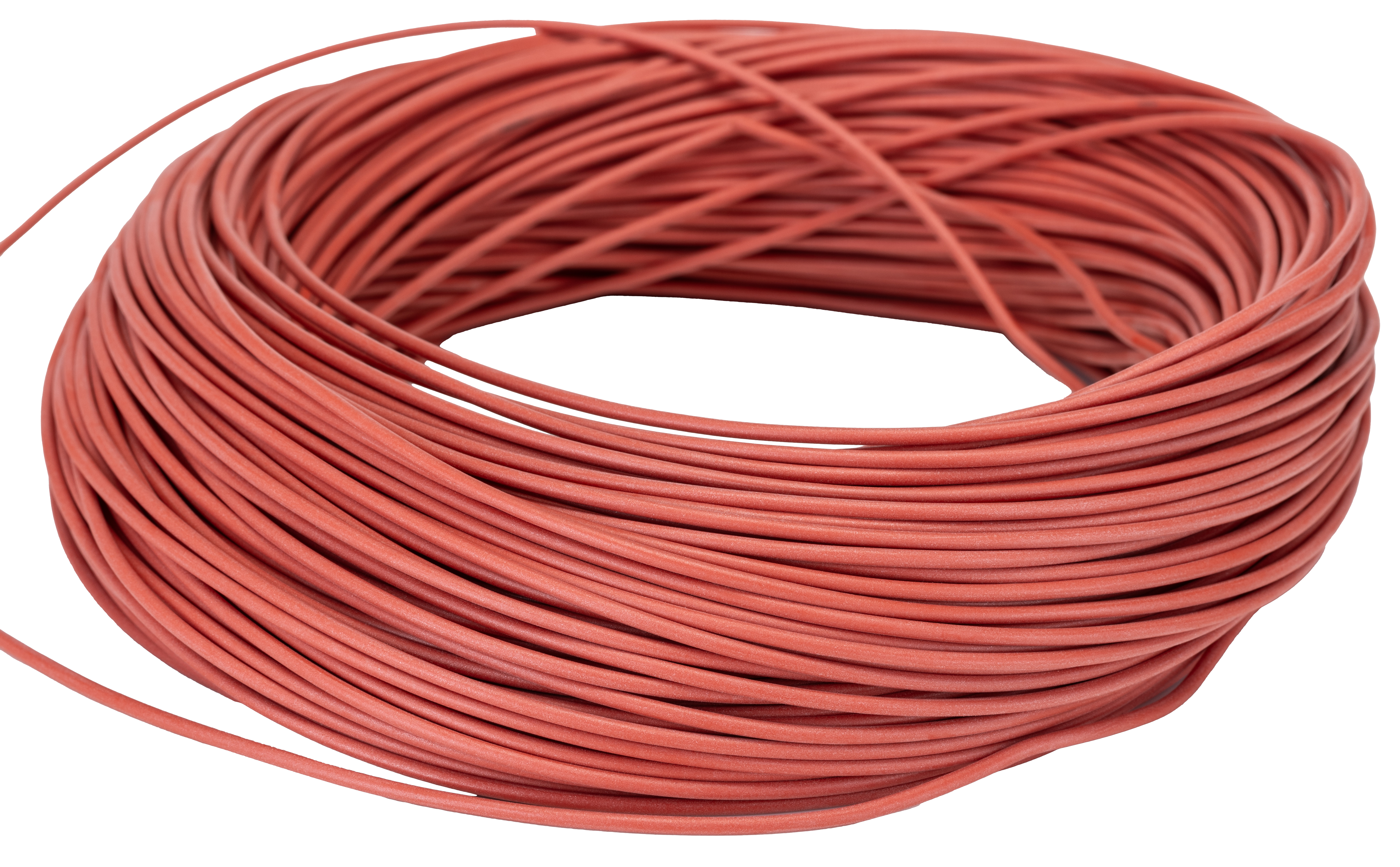 Lapp ÖLFLEX HEAT Series Red 0.5 mm² Hook Up Wire, 20 AWG, 19/0.25 mm, 100m, Silicone Insulation, 48104