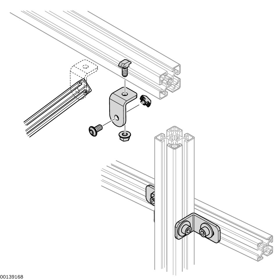 Bosch Rexroth Angle Bracket, Connecting Component