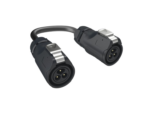 Amphenol Communications Solutions Male 3 way M16 to Male M16 Sensor Actuator Cable, 1 m