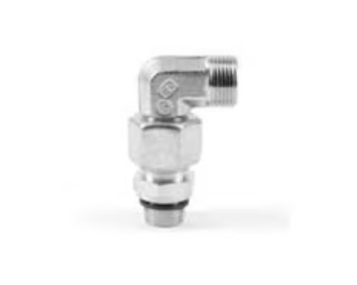 Parker Hydraulic Swivel Nut Elbow 24° Cone Male to 24° Cone Male, EW18LREDOMDCF