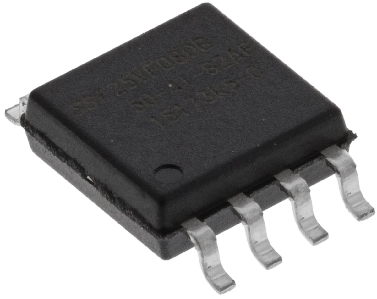 Microchip 8Mbit SPI Flash Memory 8-Pin SOIC, SST25VF080B-50-4I-S2AF