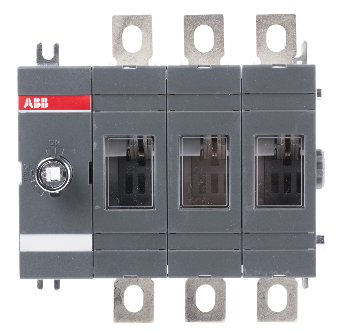 ABB 3P Pole Base Mounting Isolator Switch - 200A Maximum Current, 144kW Power Rating, IP65