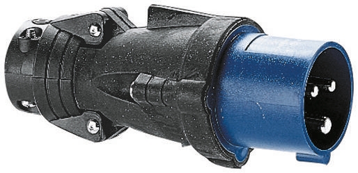 Legrand, HYPRA IP44 Blue Cable Mount 2P + E Industrial Power Plug, Rated At 16A, 230 V