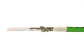 Alpha WireAlpha Essentials Flexing Ethernet, 152m Cat5e, Green, Unterminated PUR Sheath