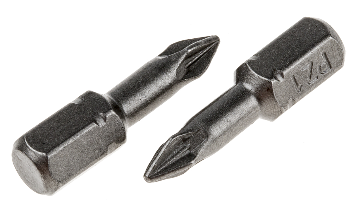 RS PRO Pozidriv Screwdriver Bit, PZ1 Tip