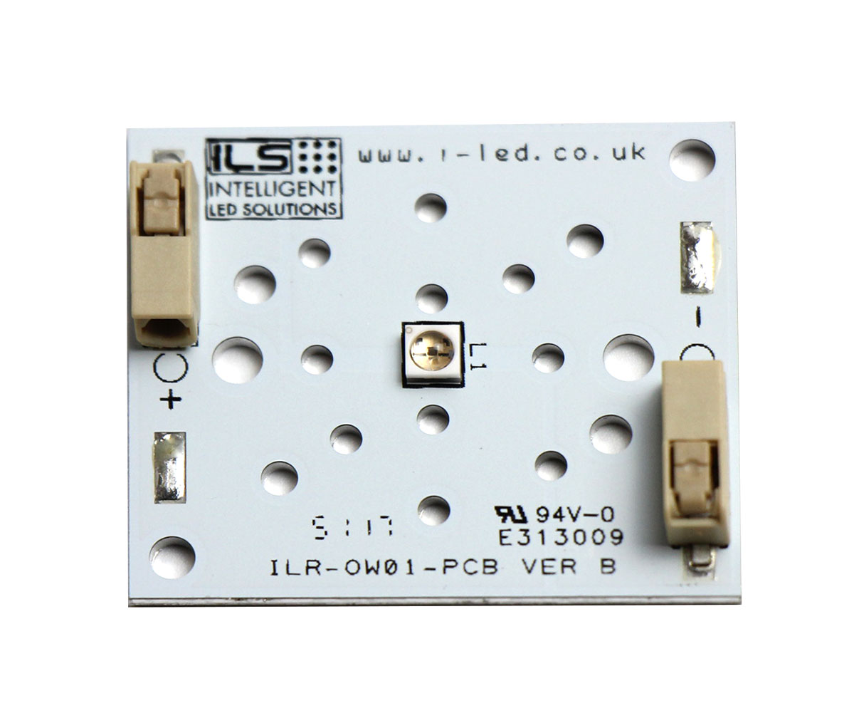ILR-ZZ01-Z265-LS050-SC201. Intelligent LED Solutions, UVC Stanley 1 LEDiL Selector Series UV LED, 269nm 50mW 120 °,